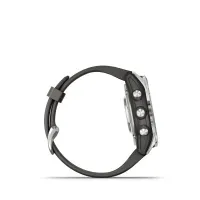 Смарт часы Garmin Fenix 7S Pro Sapphire Solar Carbon Grey DLC Titanium with black band 4