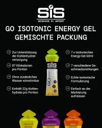 Гель SiS GO Isotonic Energy Gel Variety Pack 7x60ml Mixed 1