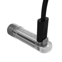 Ліхтар ручний наключний Nitecore TIKI (Osram P8 LED + UV, 300 лм, 7 реж., USB), прозорий 3