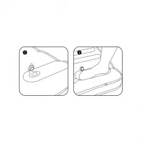 Матрас надувной Naturehike CNK2450WS035, 95 мм, со встроенной помпой, white 10