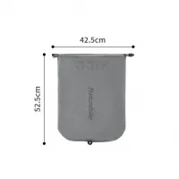 Матрас надувной овальный Naturehike CNH22DZ018 183 см, 70 мм, grey 2