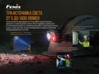 Налобний ліхтар Fenix HP25R V2. 0 (LUMINUS SST40, ANSI 1600 лм) 6