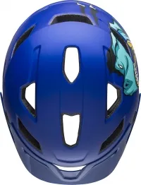 Шлем детский Bell Sidetrack matt navy t-rex 3