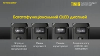 Ліхтар ручний наключний Nitecore TINI 2 (2xOSRAM P8, 500 лм, 5 реж., USB Type-C), grey 5