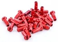 Ніпелі алюмінієві DT Standard Aluminium 1.8 x 12 mm х 100шт Red 0