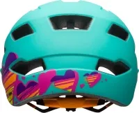 Шлем детский Bell Sidetrack Child matte turquoise/violet hearts 4