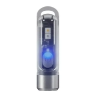Ліхтар ручний наключний Nitecore TIKI (Osram P8 LED + UV, 300 лм, 7 реж., USB), прозорий 2
