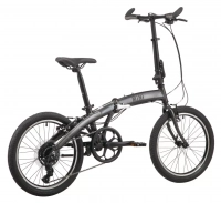 Велосипед 20" Pride Mini 8 (2023) graphite 2