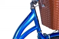 Велосипед 26" Dorozhnik AQUAMARINE (2024) синій з кошиком та багажником 0
