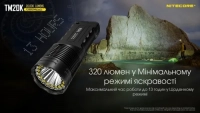 Ліхтар ручний Nitecore TM20K (19xCREE XP-L HD, 20000 лм, 8 реж., USB Type-C) 6