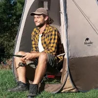 Палатка душевая Naturehike NH17Z002-P, brown 7