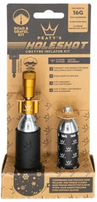 Насос Peaty's Holeshot CO2 Tyre Inflator Road & Gravel 16g Bourbon 0