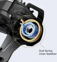 Перемикач задній Shimano Deore XT Di2 RD-M8250-SGS, Long Cage, SHADOW+, 1x12, 51T 4