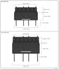 Накидка на пикап Race Face T2 Tailgate Pad L/XL, на 6 велосипедов, black 4