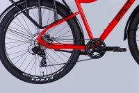 Велосипед 27.5" Dorozhnik UTILITY DD CS (2025) помаранчево-червоний 3