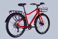 Велосипед 27.5" Dorozhnik UTILITY DD CS (2025) помаранчево-червоний 1