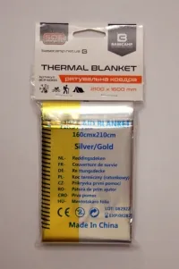 Термоодеяло BaseCamp Thermal Blanket  Gold/Silver 0