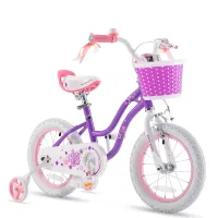 Велосипед 14" RoyalBaby STAR GIRL пурпурний 0