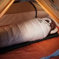 Спальный мешок Naturehike Snowbird NH20YD001 (-3°C) 205 см L, white/brown 18