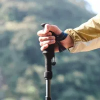 Треккинговая палка 5-секционная Naturehike CNK2450DS012, 103-120 см, green 6