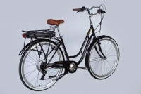 Велосипед 28" Dorozhnik eRETRO Vbr FR 36B 12.5А*г 500Вт (2025) чорний  1