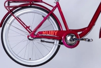 Велосипед 26" Dorozhnik RUBY PH (2025) бордовий 2
