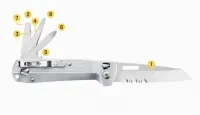 Нож-мультитул Leatherman Free K2x Silver 2
