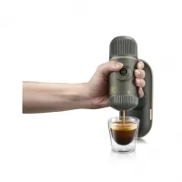 Портативна еспресо-кавоварка Wacaco Nanopresso з чохлом, dark soul grey 0