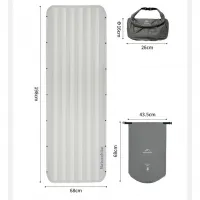 Матрас надувной Naturehike CNK2450WS034, 95 мм, brown 2