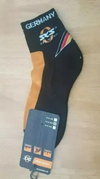 Шкарпетки велосипедні SKS Germany Cycling Socks black/orange 0