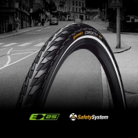 Покрышка 28" 700x32C (32-622) Continental Contact (SafetySystem Breaker) black/black wire TPI 3/180 (495g) 1