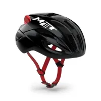 Шолом MET RIVALE (MIPS) black red/glossy 3