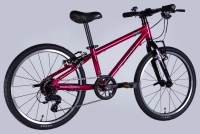 Велосипед 20" Leon GO 7 Vbr CS (2025) малиновий 1