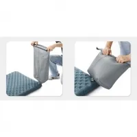 Матрас надувной овальный Naturehike CNH22DZ018 183 см, 70 мм, grey 3