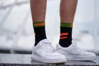 Шкарпетки водонепроникні  Dexshell Running, з помаранчевими смугами 0