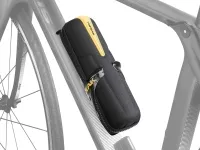 Сумка Topeak CagePack XL hardshell bottle cage pack, black w/yellow strap 4