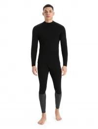 Термофутболка з довгим рукавом ICEBREAKER Men Merino 260 Tech LS Turtleneck black 2