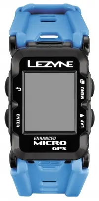 Часы-велокомпьютер Lezyne Micro GPS Watch blue 2