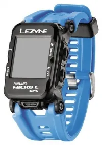 Годинник-велокомп'ютер Lezyne Micro Color GPS Watch blue + датчик пульсу 3