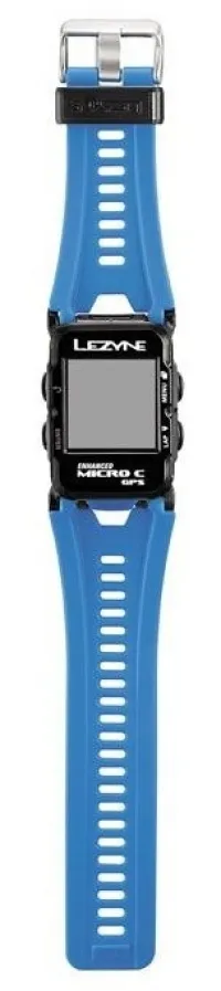 Часы-велокомпьютер Lezyne Micro Color GPS Watch blue + датчик пульса 5