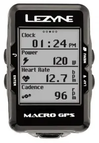 Велокомп'ютер Lezyne Macro GPS + датчик пульсу 5