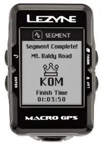 Велокомп'ютер Lezyne Macro GPS + датчик пульсу, швидкості і каденса 7