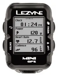 Велокомп'ютер Lezyne Mini GPS + датчик пульсу, швидкості і каденса 3