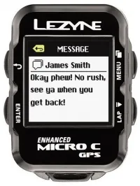Велокомпьютер Lezyne Micro Color GPS + датчик пульса, скорости и каденса 5