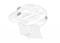 Набір кліпс для велосипедного шолома Petzl Uni Adapt (4шт) 2