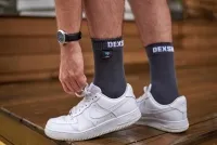 Шкарпетки водонепроникні Dexshell Waterproof Ultra Thin, темно-сірі 5
