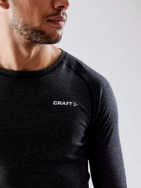 Термобілизна комплект чоловіча Craft Wool Merino SET M black melange (1909711-998000) 3