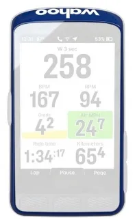 Рамка сменная для велокомпьютера Wahoo Elemnt ACE accessory trim - blue 0