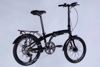 Велосипед 20" Dorozhnik ONYX DD CS (2025) черный 0