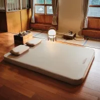 Матрас самонадувающийся Naturehike CNH23DZ10002 с помпой, 110 мм, beige 2